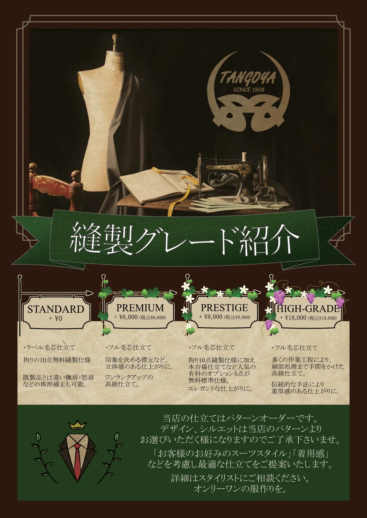 メニュー表サンプル
